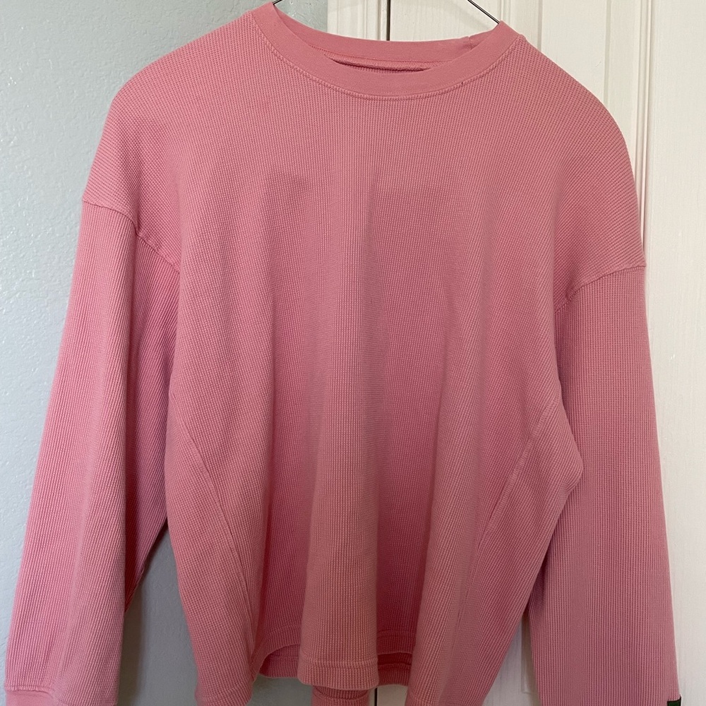 Daily Drills oversized thermal - dusty rose